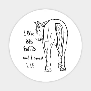 I like big butts and I can not lie Magnet